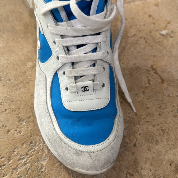 Authentic Chanel high top sneakers - Picture 6 of 7